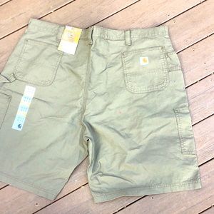 Big men Carhartt canvas work shorts